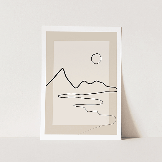 Landscape One Line Poster - Image 5