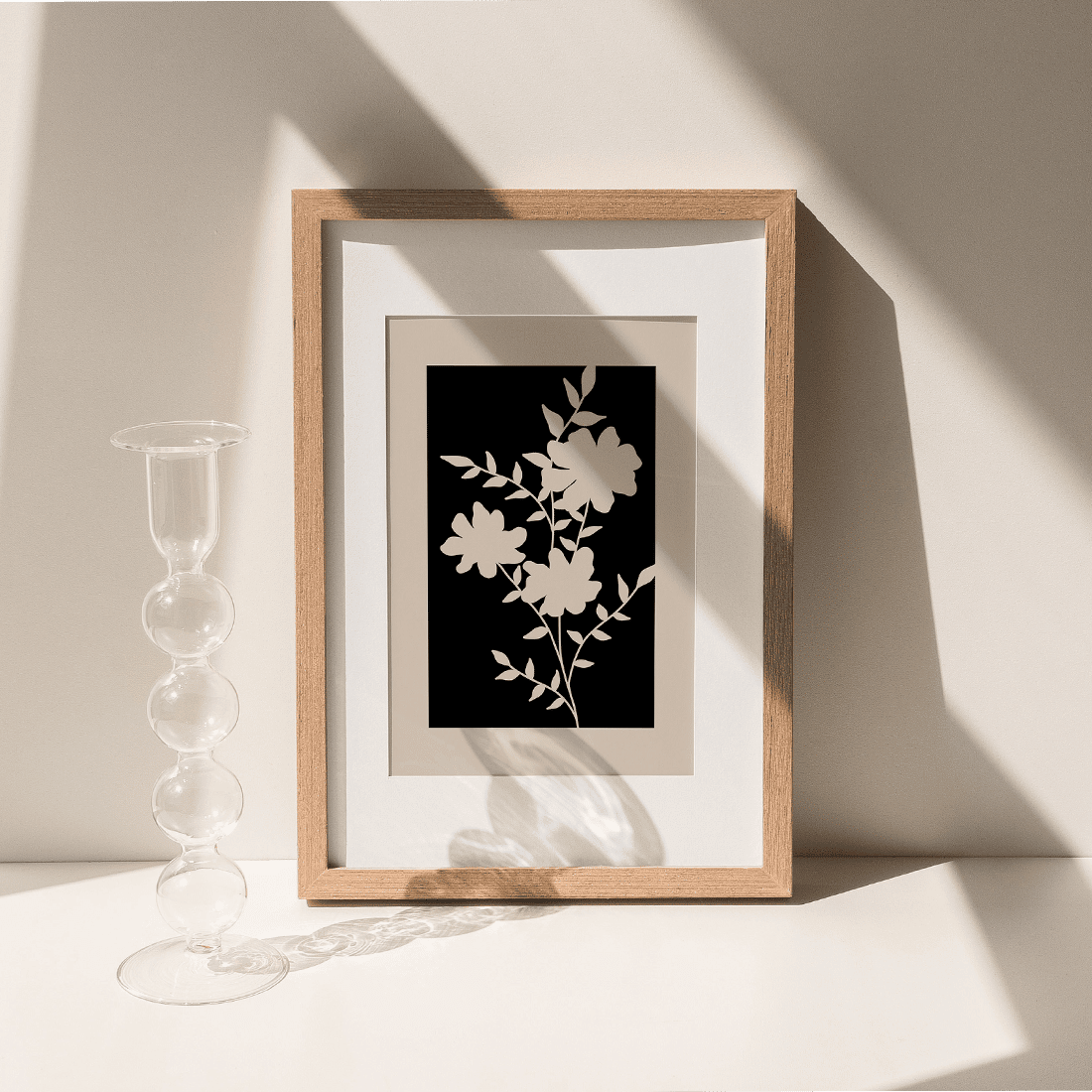 Flower Silhouette Poster No.3 - Image 3