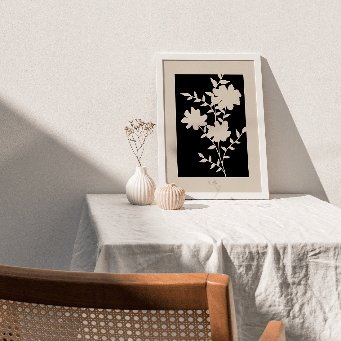 Flower Silhouette Poster No.3 - Image 2