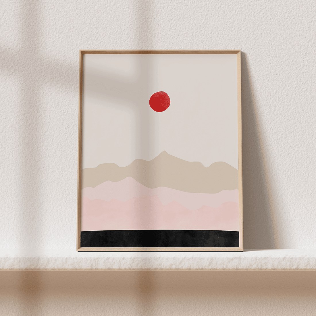 Pink & Red Landscape Poster No.1 - Image 4