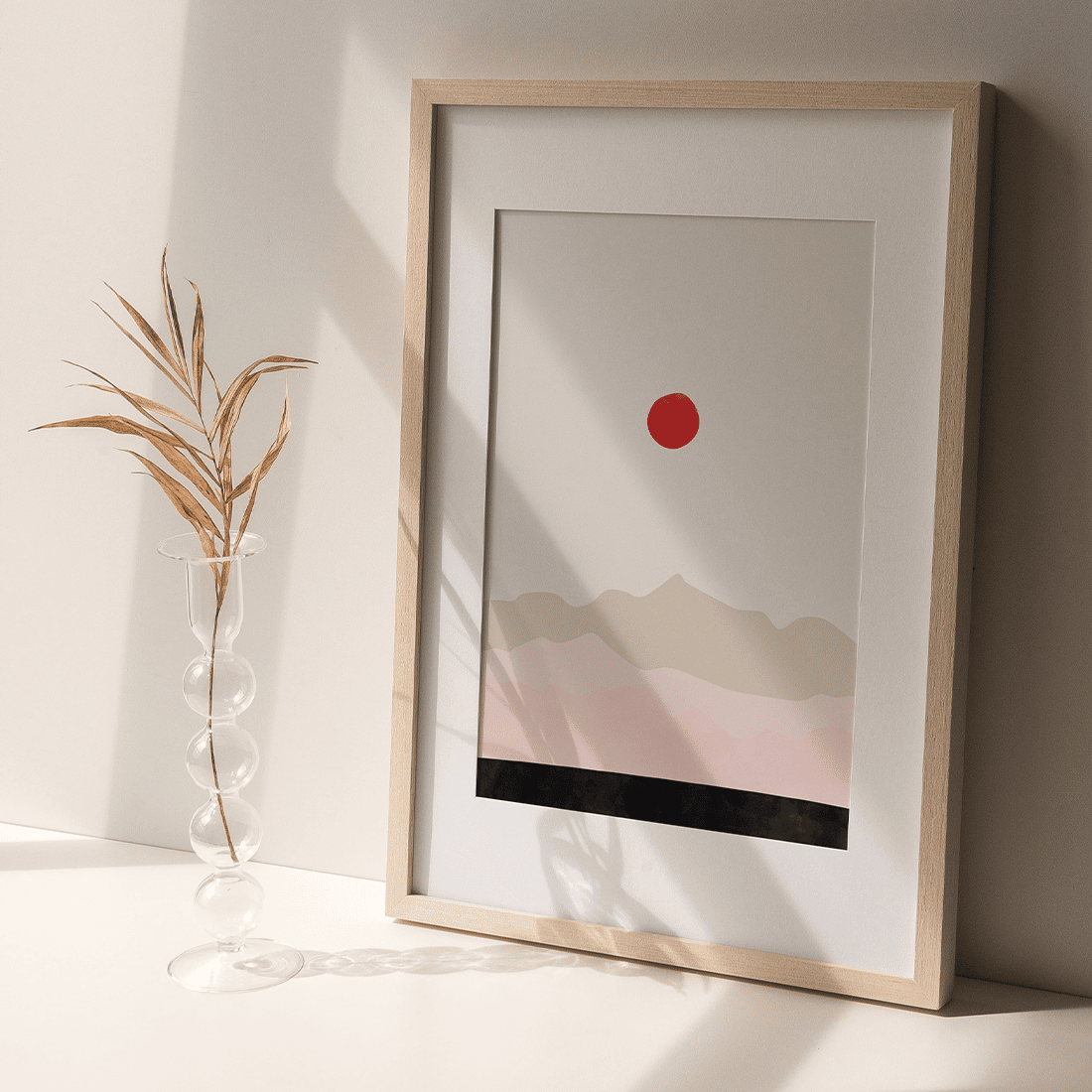 Pink & Red Landscape Poster No.1 - Image 2