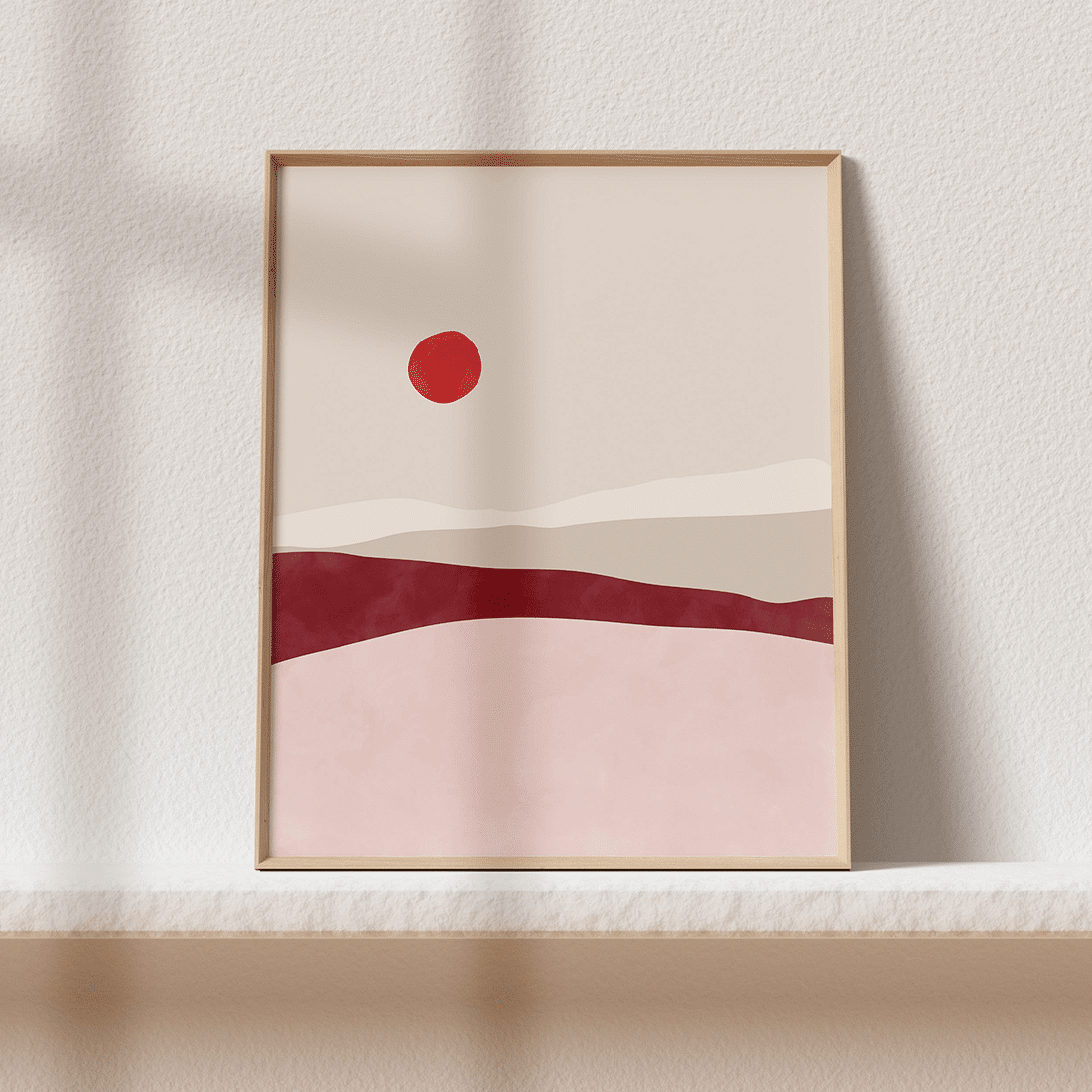 Pink & Red Landscape Poster No.2 - Image 4