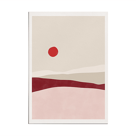 Pink & Red Landscape Poster No.2 - Image 5
