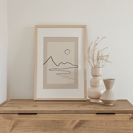 Landscape One Line Poster - Image 2