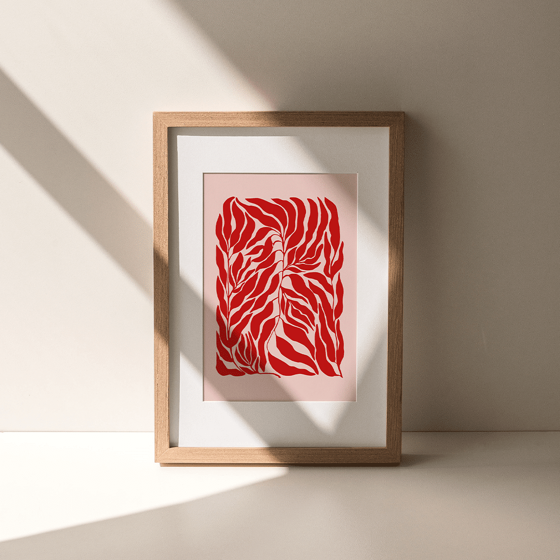 Red Botanical Poster - Image 2
