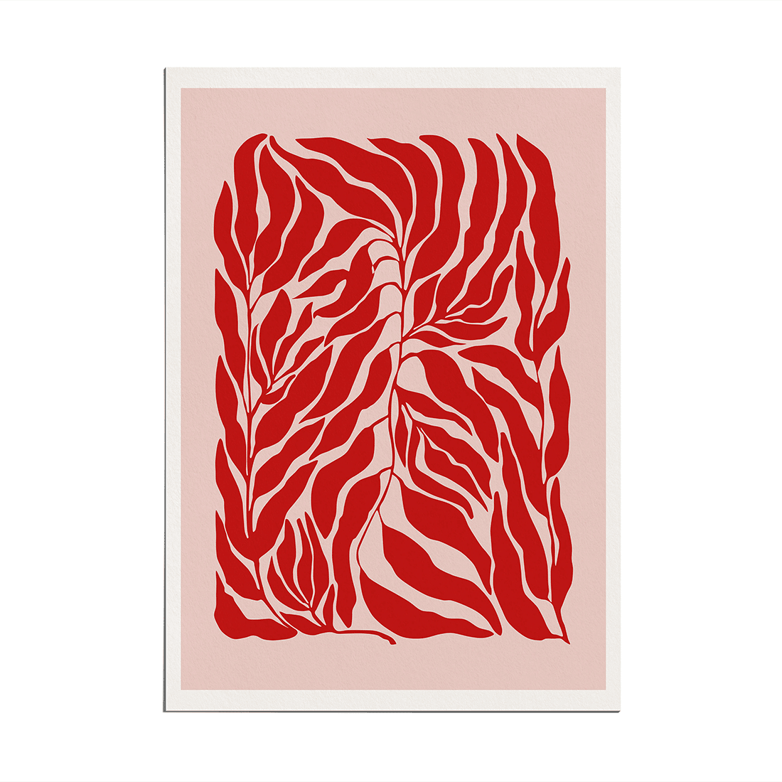 Red Botanical Poster - Image 5