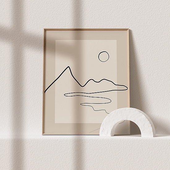 Landscape One Line Poster - Image 3