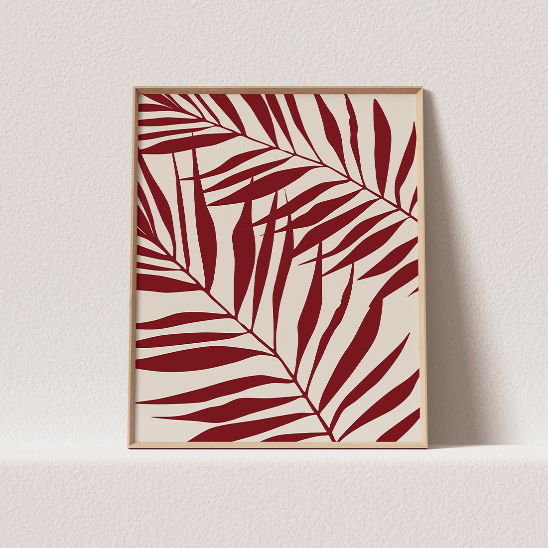 Burgundy Botanical Poster - Image 2