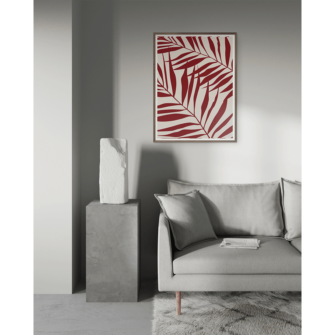 Burgundy Botanical Poster - Image 4