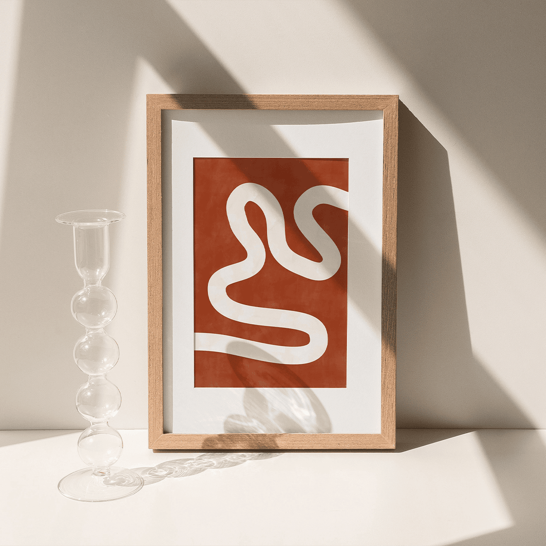 Abstract Terracotta Poster No.2 - Image 3