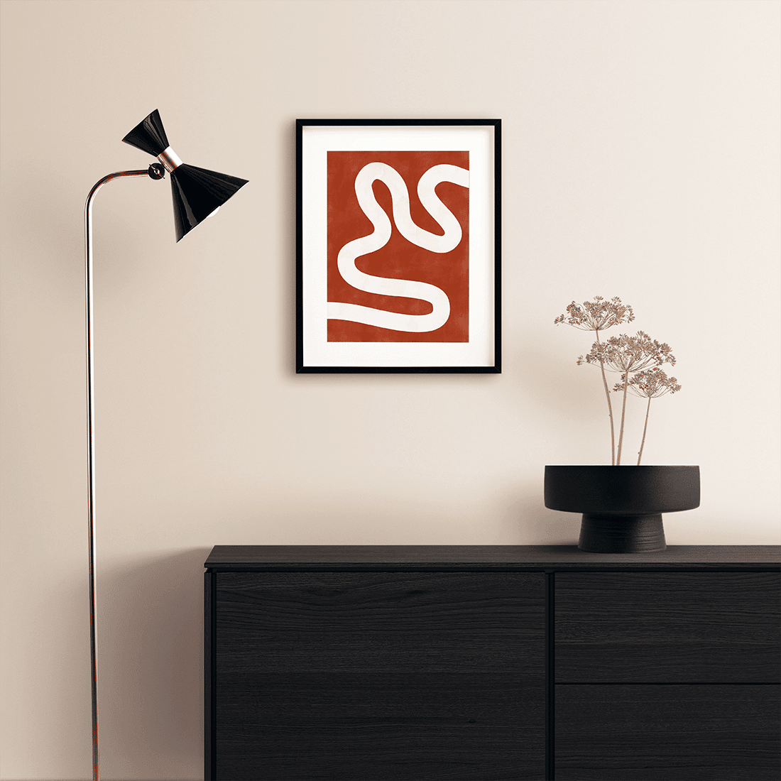 Abstract Terracotta Poster No.2 - Image 4
