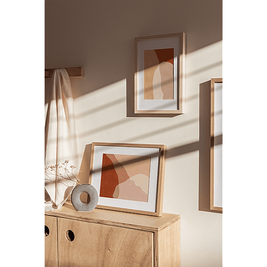 Burnt Orange Shapes Poster No.1 - Image 5