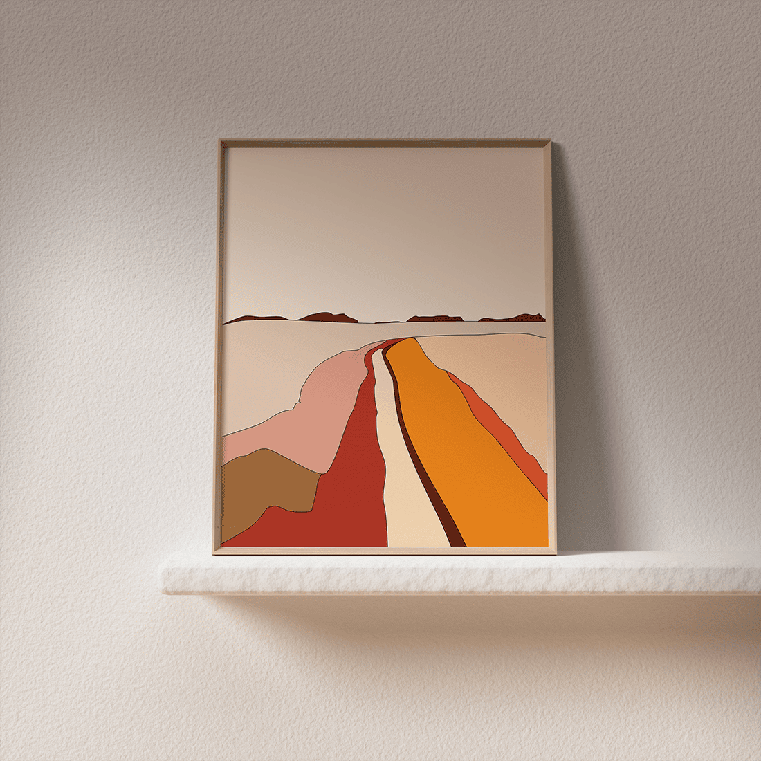 Terracotta Landscape Poster No.3 - Image 4
