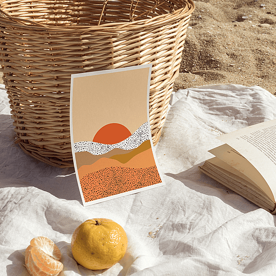 Terracotta Mountains Poster No.1 - Image 4