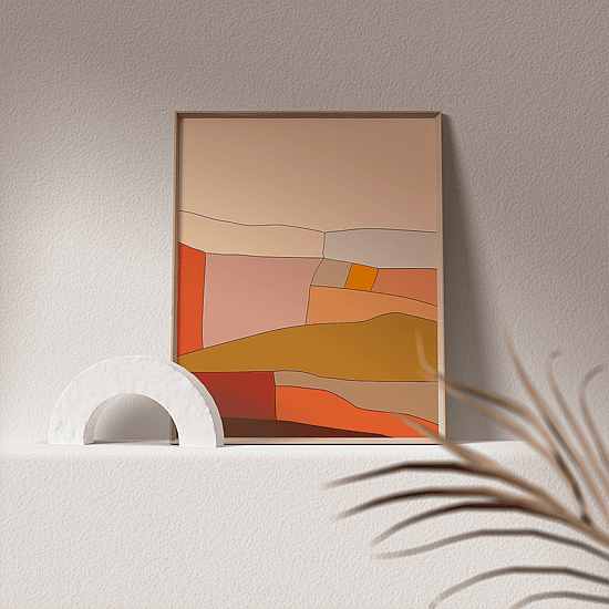 Terracotta Landscape Poster No.1 - Image 4