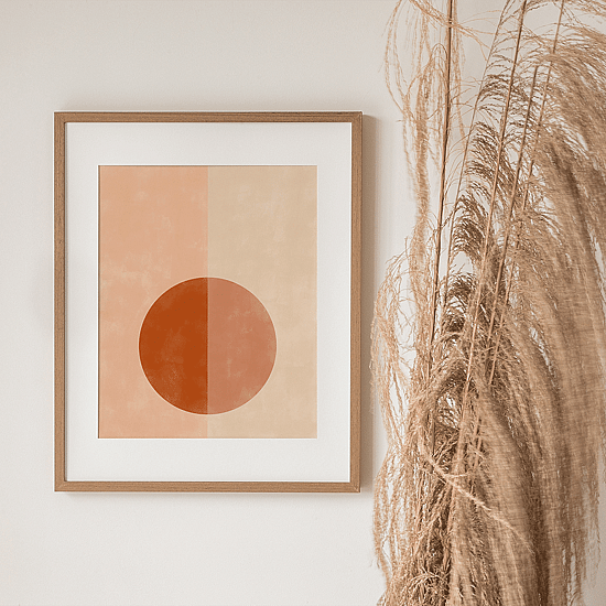 Terracotta Circle Poster No.1 - Image 2