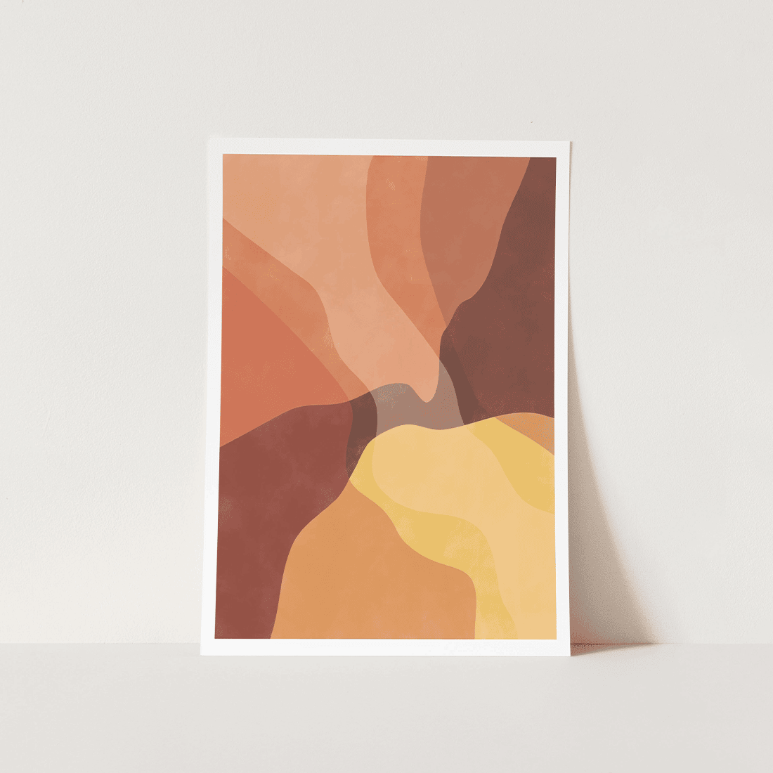 Abstract Yellow Shapes Poster - Image 5