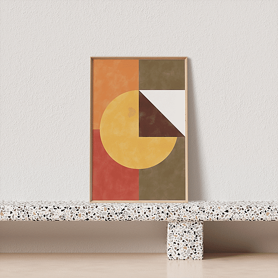 Geometric Colour Play Poster No.3 - Image 3