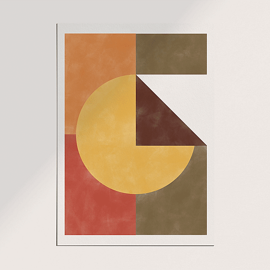 Geometric Colour Play Poster No.3 - Image 5