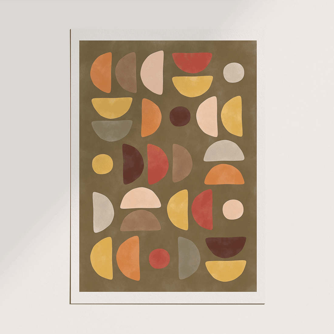Colourful Semicircles Poster - Image 5