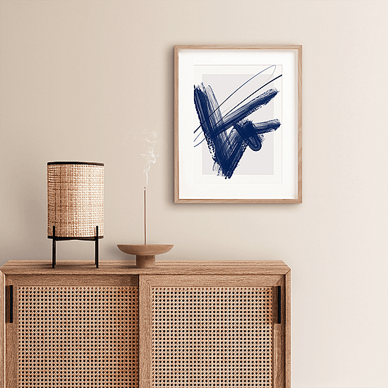 Blue Ink Poster No.1 - Image 2