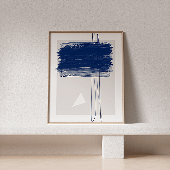 Blue Ink Poster No.2 - Image 3