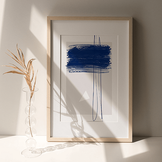 Blue Ink Poster No.2 - Image 5