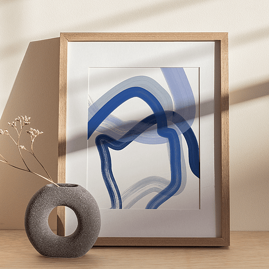 Blue Lines Poster No.1 - Image 4