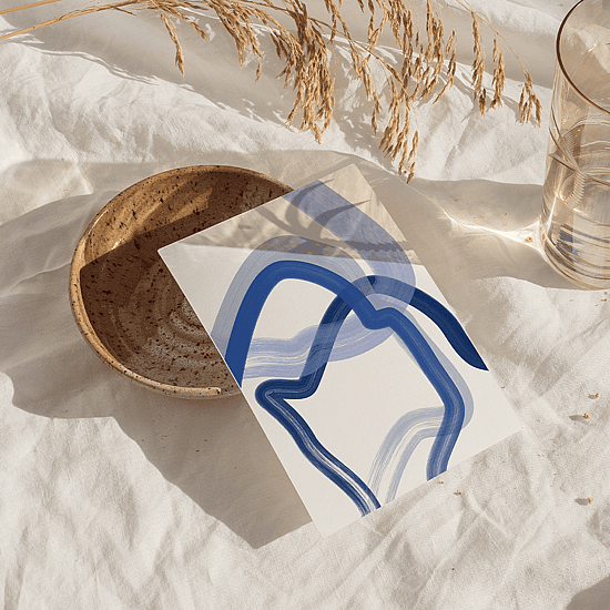 Blue Lines Poster No.1 - Image 5