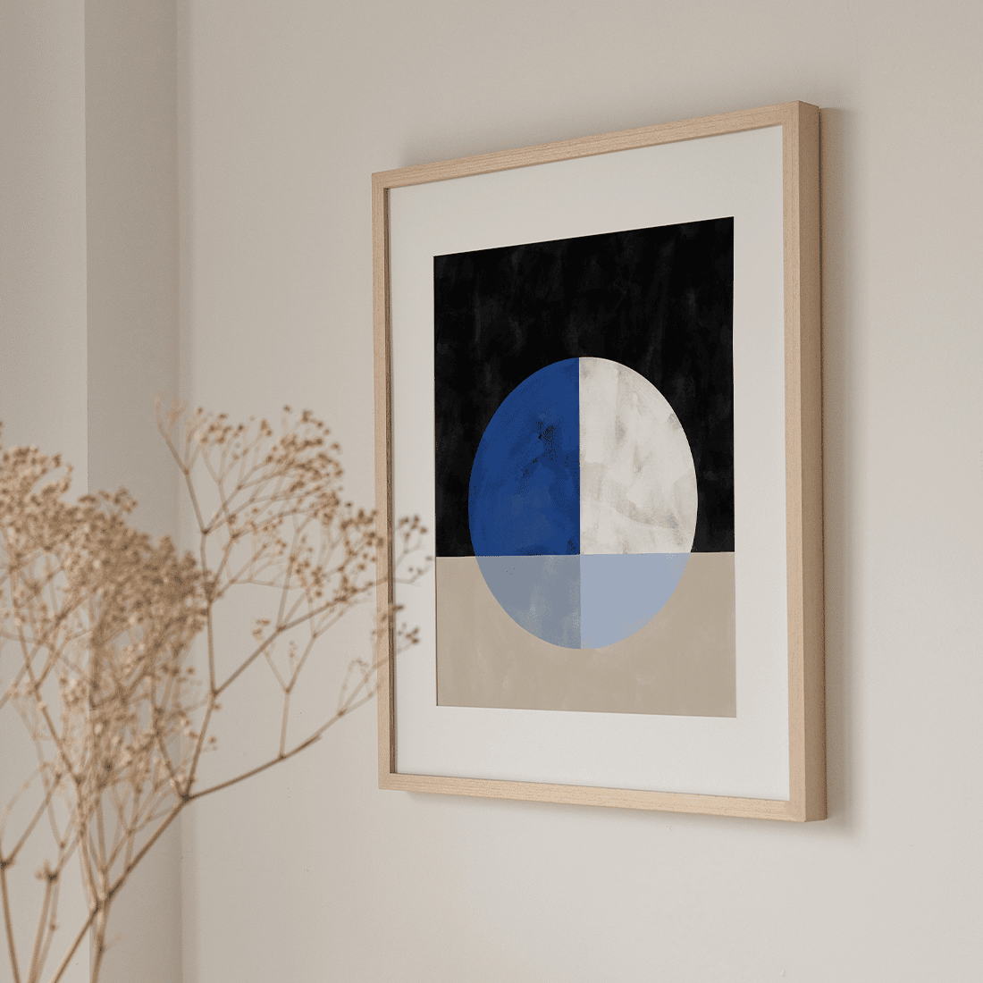 Blue Geometric Poster No.3 - Image 3