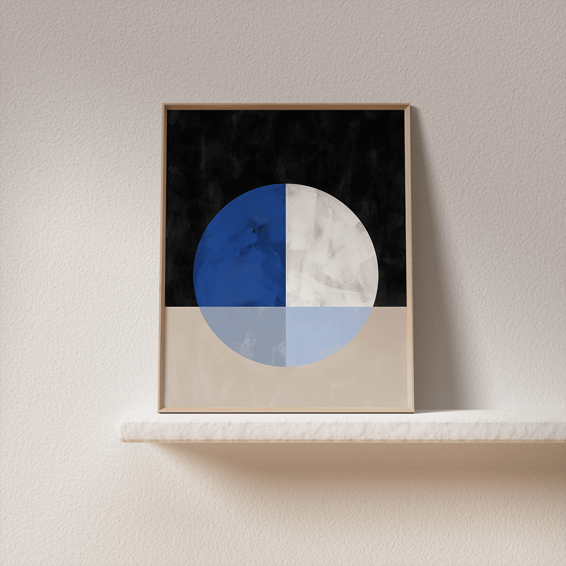 Blue Geometric Poster No.3 - Image 4