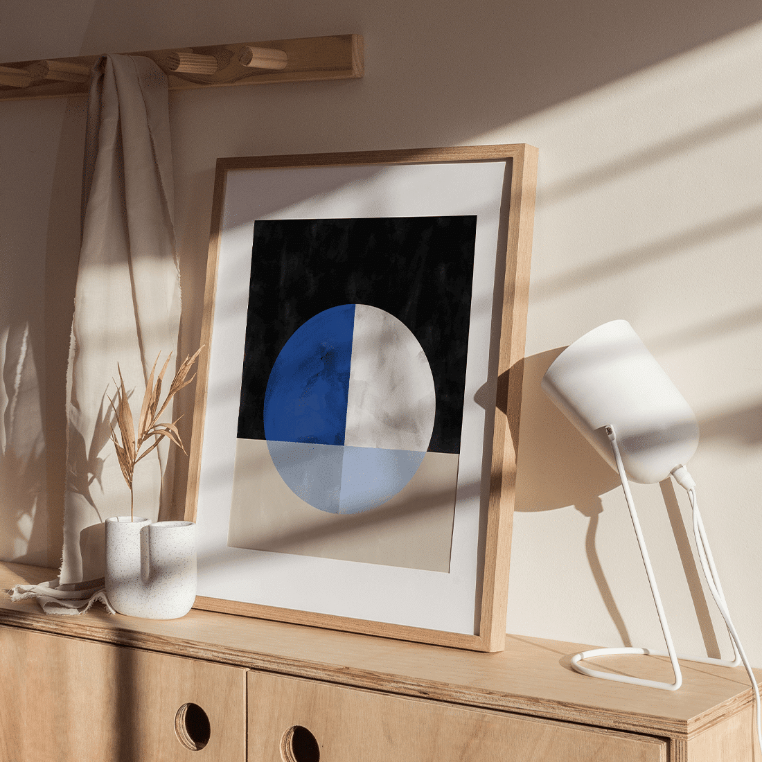 Blue Geometric Poster No.3 - Image 5