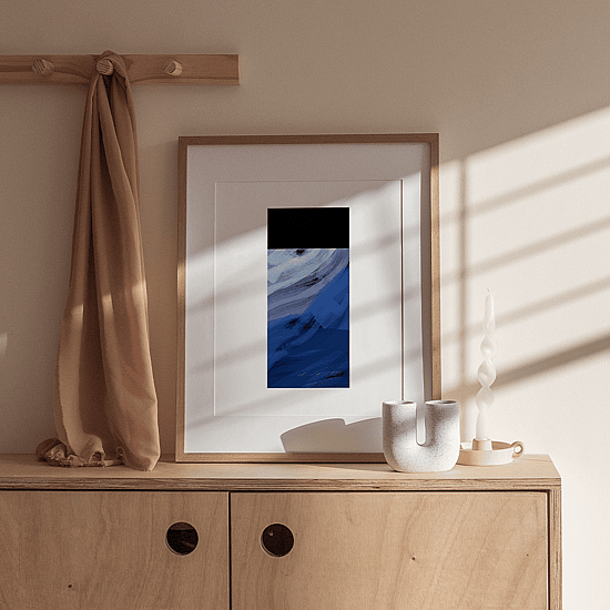 Indigo Blue Poster No.1 - Image 3