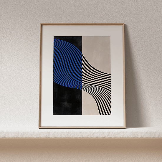 Bold Swirls Poster No.1 - Image 2
