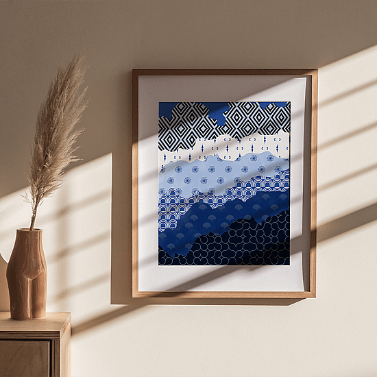Painted Sea Poster No.2 - Image 3