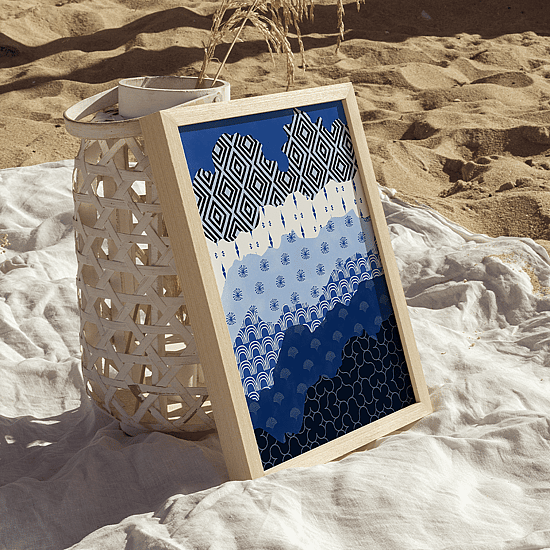 Painted Sea Poster No.2 - Image 4