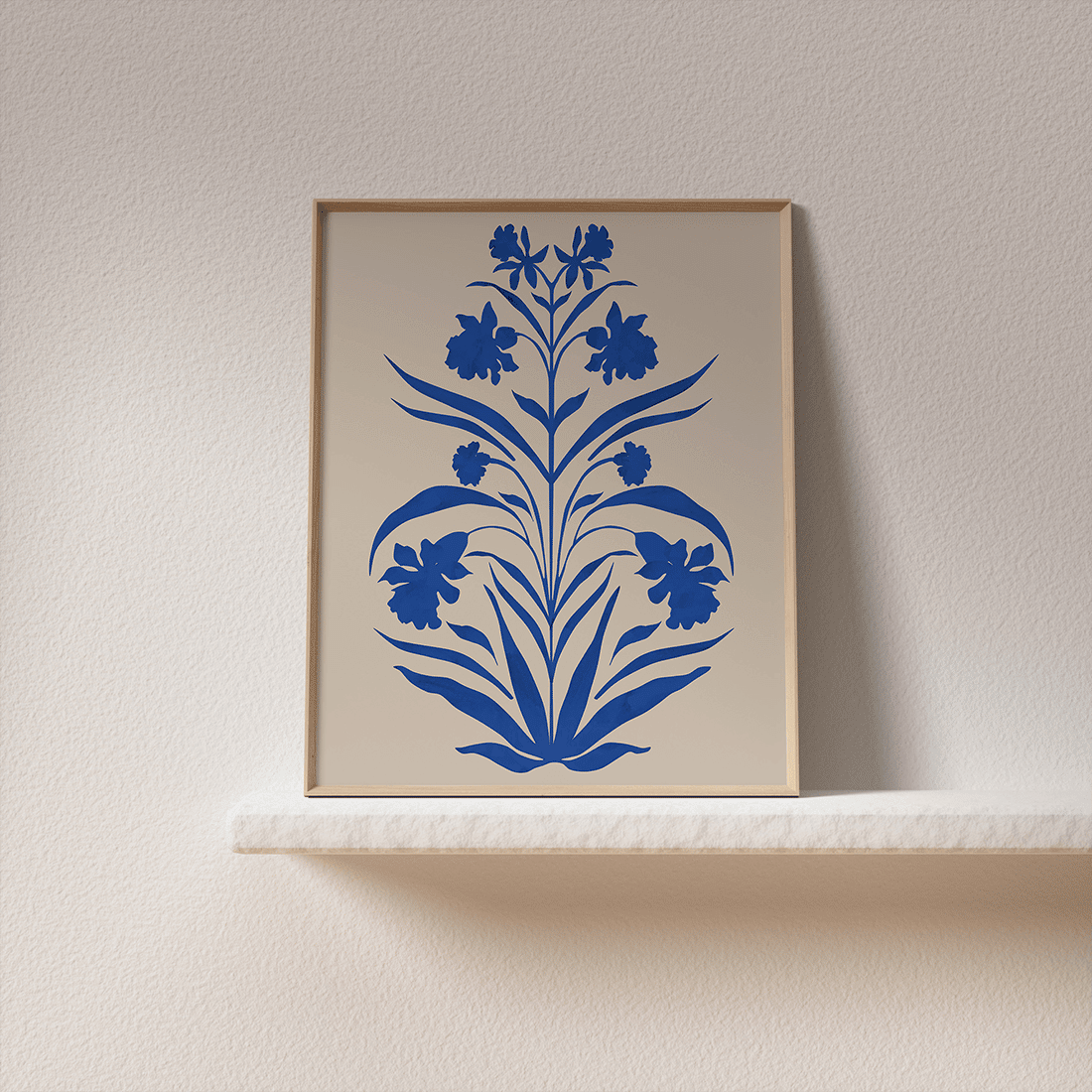 Vintage Blue Botanics Poster No.2 - Image 4