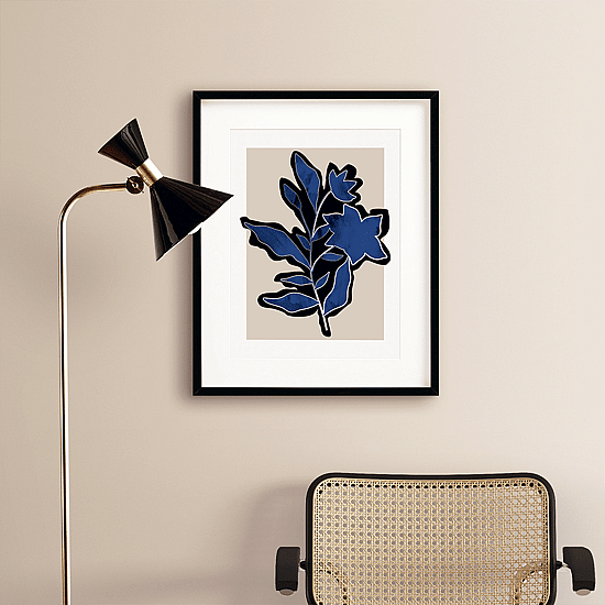 Blue Botanical Poster No.1 - Image 5