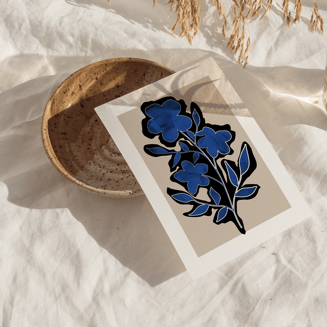Blue Botanical Poster No.2 - Image 5