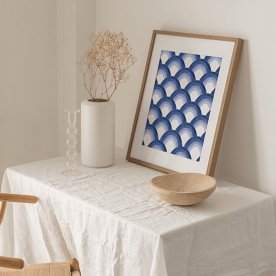 Retro Blue Poster - Image 2