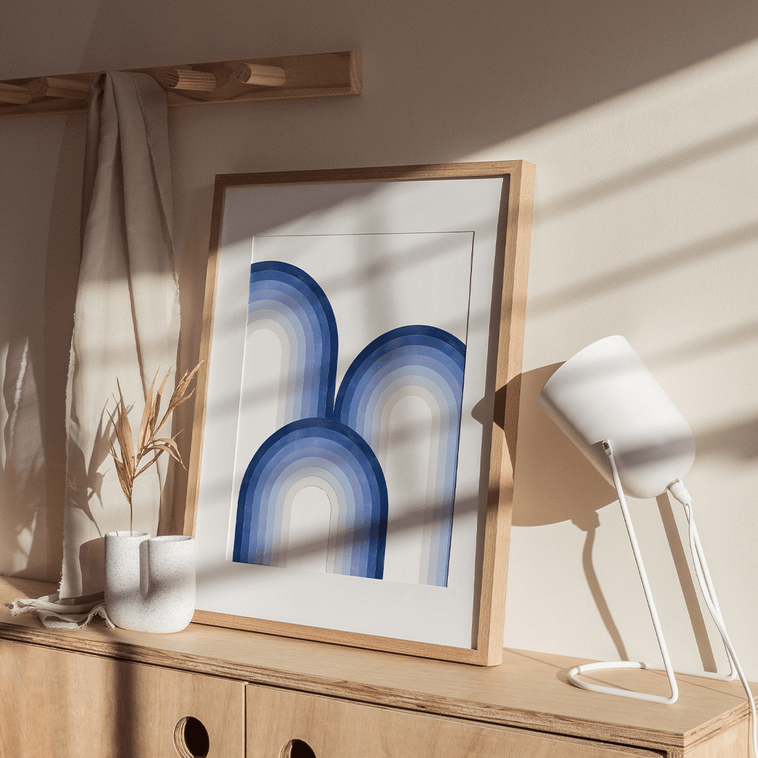 Blue Rainbow Poster No.1 - Image 4