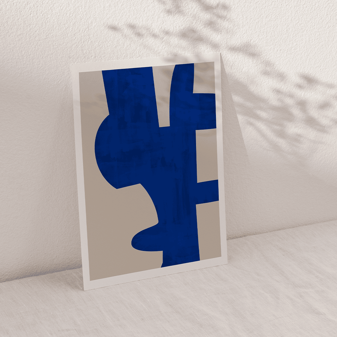 Blue Abstract Shape Poster No.2 - Image 5