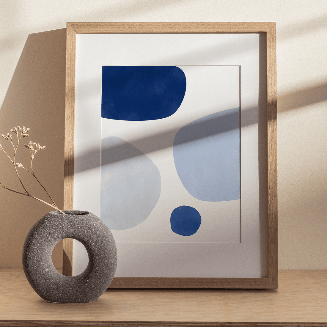 Abstract Blue Poster No.2 - Image 3