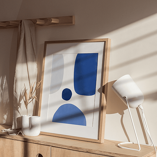 Abstract Blue Poster No.3 - Image 3