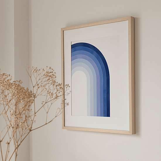 Blue Rainbow Poster No.2 - Image 3