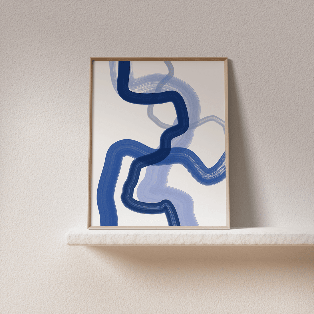 Blue Lines Poster No.2 - Image 2