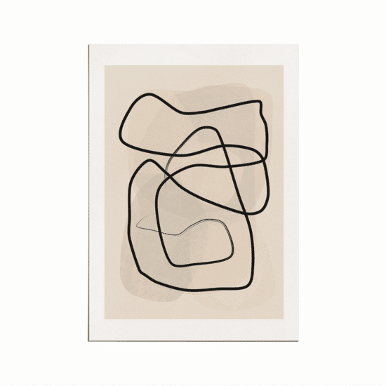Abstract Line Art Poster No.1 - Image 5