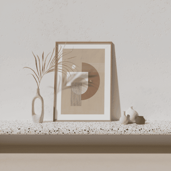 Neutral Semicircles Poster No.1 - Image 4