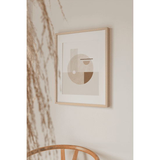 Neutral Semicircles Poster No.2 - Image 3
