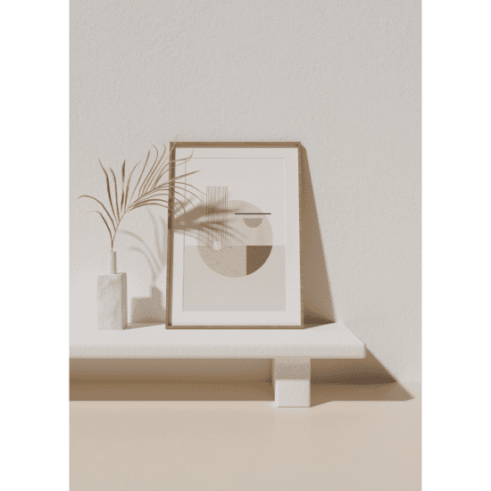 Neutral Semicircles Poster No.2 - Image 4